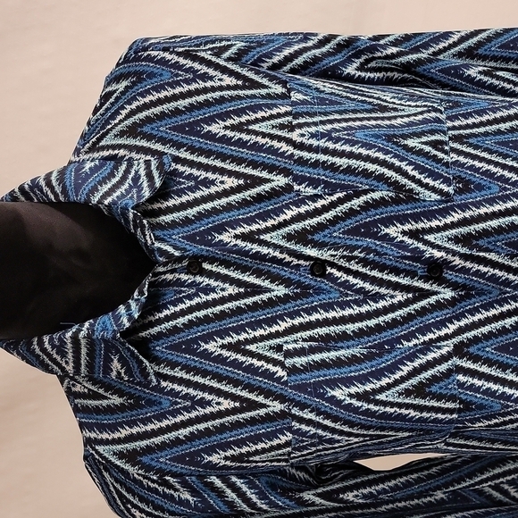 𝅺rue 21 long sleeve button front lightweight blouse size medium NWT - Picture 2 of 12